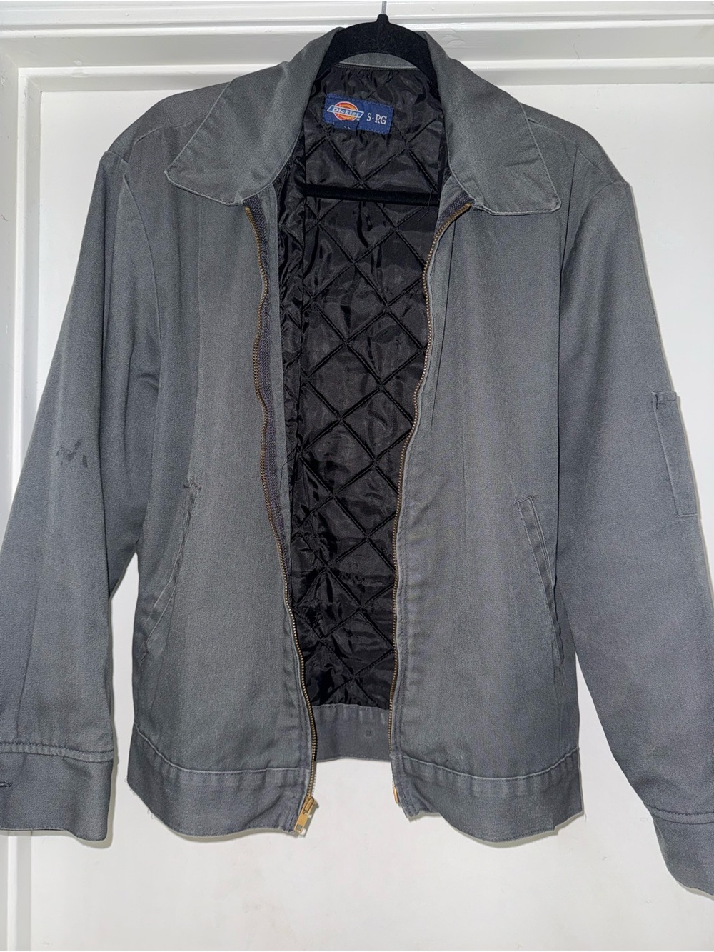 Dickies Gray Quilted-Lining Work Jacket